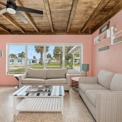 Waterfront Cottage w/ Dock & Gulf Beach Nearby
