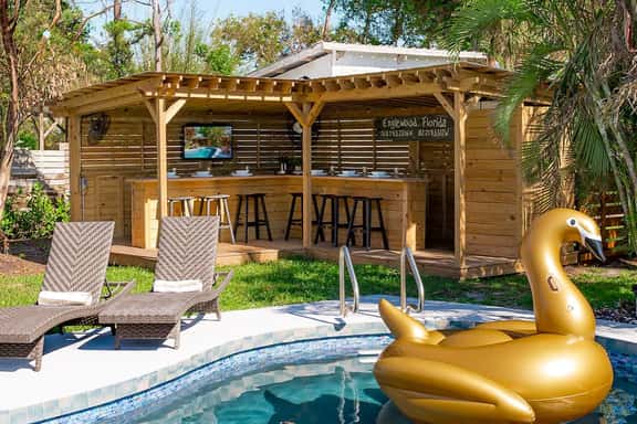 Tropical House w/ Heated Pool & Outdoor Bar - Image 1