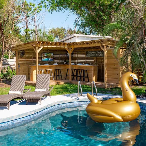 Tropical Escape w/ Heated Pool, Bar & Pet-Friendly - Image 1